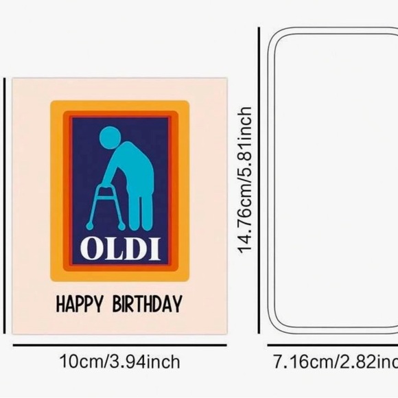 NWOT one birthday oldie wine or bottle label - Picture 2 of 2